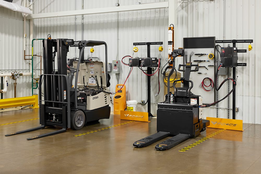 Forklift Battery Charging Infrastructure and Site Requirements